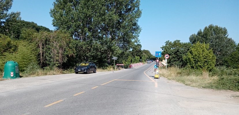 Il semaforo sulla Faentina