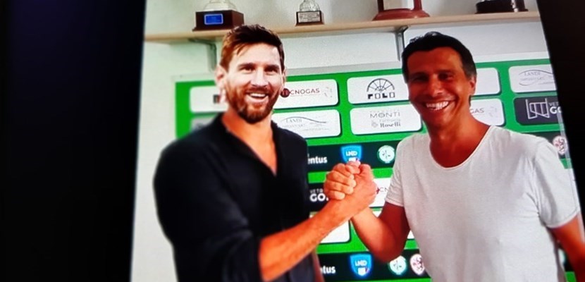 'Notizia bomba', Messi alla Fortis. La foto del giorno