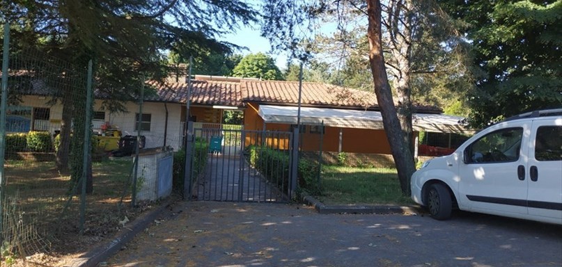 L'ingresso delle piscine di Vicchio