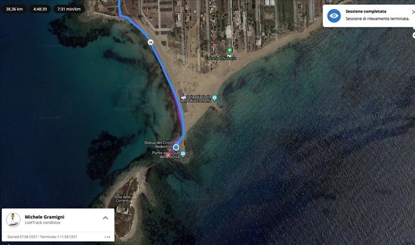 Miccia Gump ha completato la sua sfida