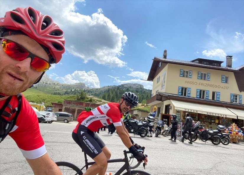 Menchi e Gallinelli in Dolomiti per allenarsi alla ICON