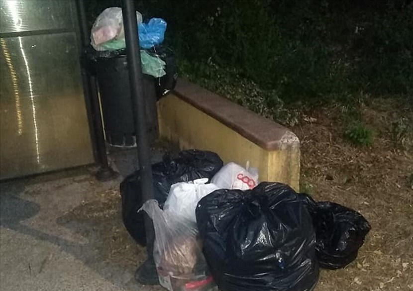 I rifiuti abbandonati a Gattaia