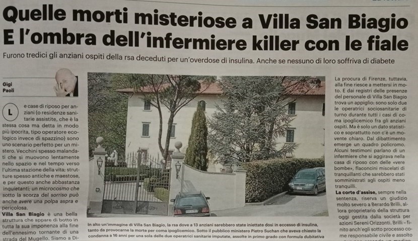 L'articolo de La Nazione
