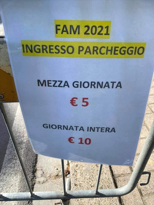 La foto inviata da un lettore