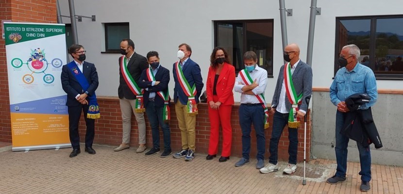 Un momento dell'inaugurazione