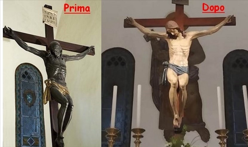 Prima e dopo il restauro