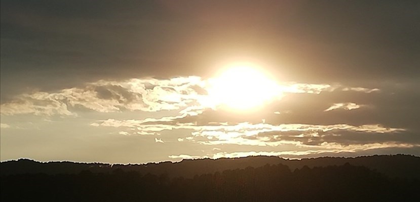 Il tramonto ritratto dalla nostra lettrice