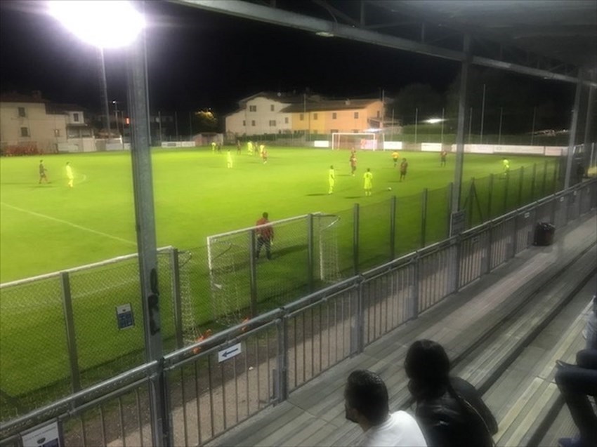 Una foto della partita