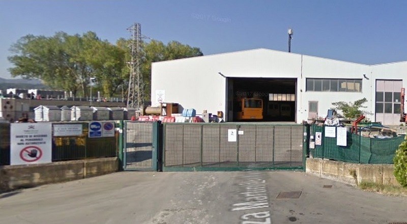 La sede del cantiere comunale a Borgo San Lorenzo