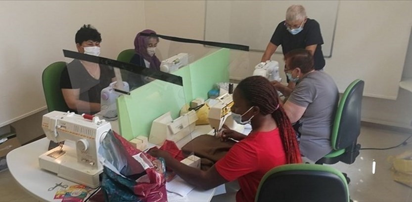 Il laboratorio di cucito