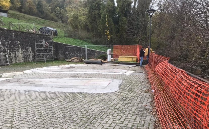 I lavori in corso a Marradi