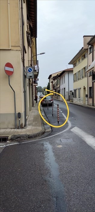 La soluzione adottata poco più avanti