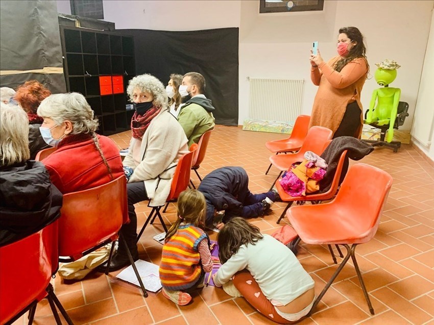 un momento dell'inaugurazione