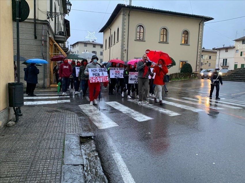 Il flash mob a Borgo