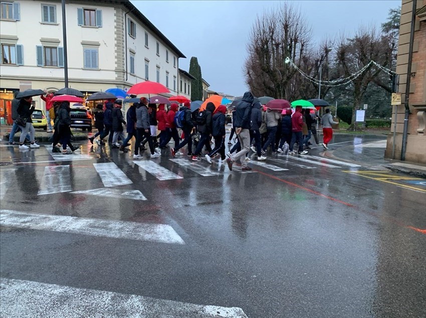 Il flash mob a Borgo