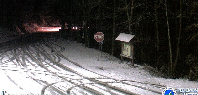 Passo della Colla alle 22 di domenica 28 novembre