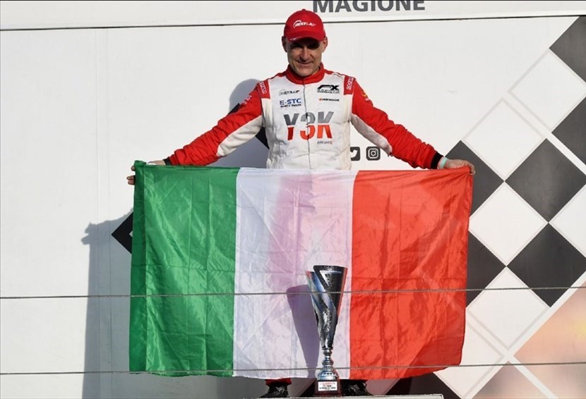 Max Mugelli con il Tricolore