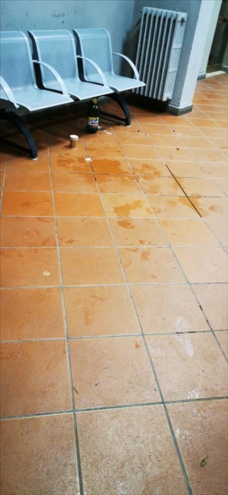 La sala d'attesa a Dicomano