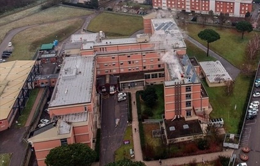 Ospedale di Borgo oggi, veduta aerea