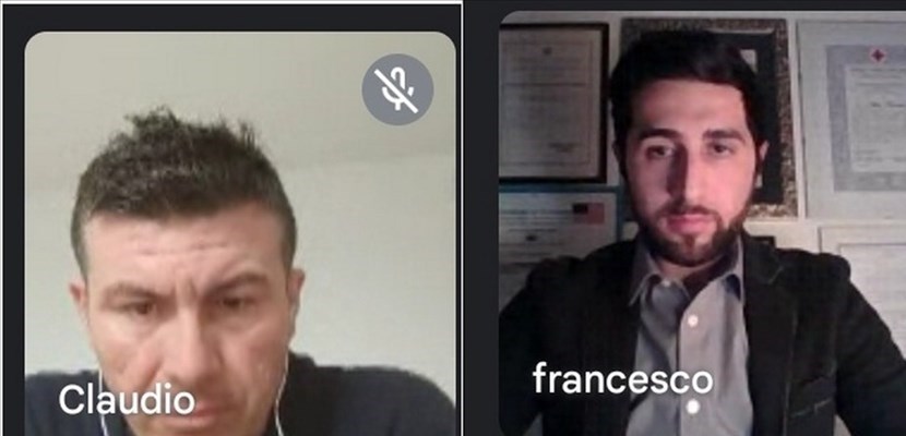 Da sinistra: Ticci e Atria oggi in conferenza stampa