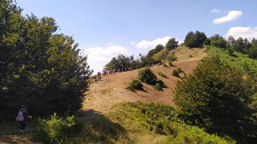 I crinali che saranno interessati dall'eolico