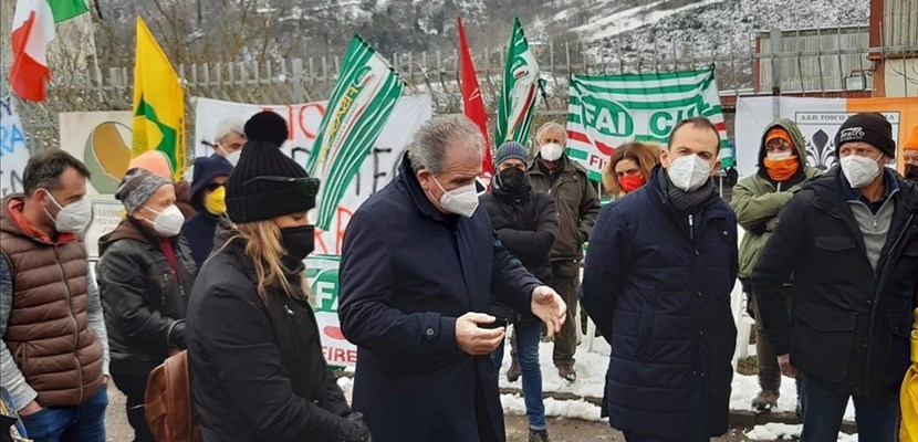 IL presidente Coldiretti a Marradi