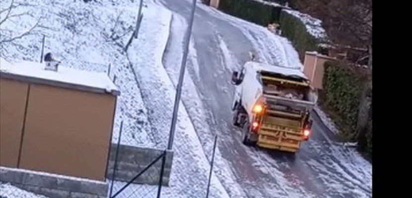 Il camioncino in difficoltà
