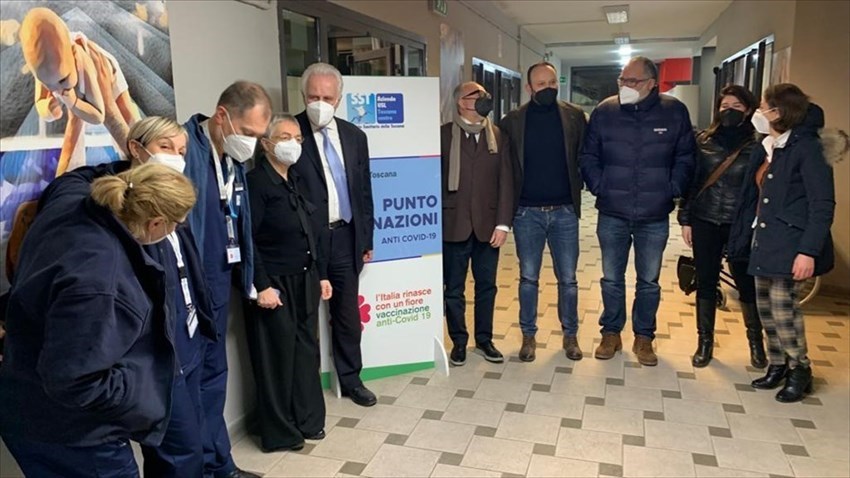 Giani in visita all'hub di Borgo