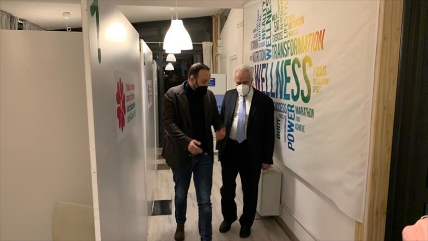 Giani in visita all'hub di Borgo