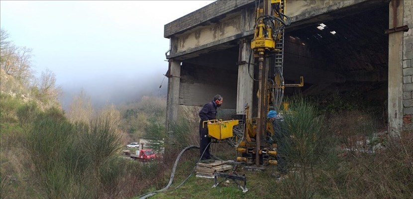 I carotaggi in corso a Paterno