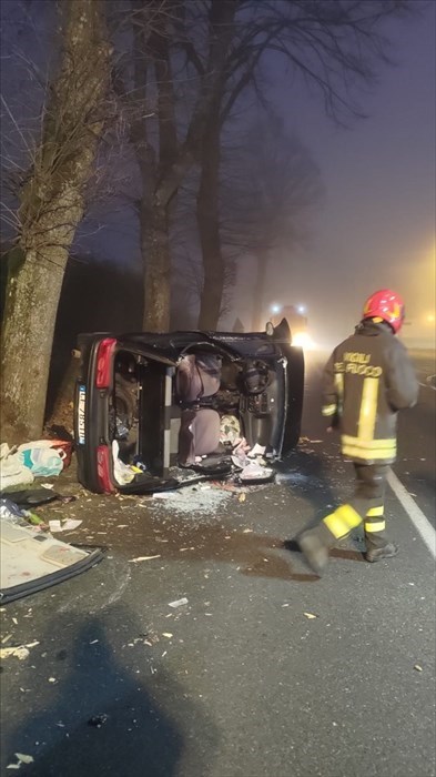 Le foto dell'incidente di stamani