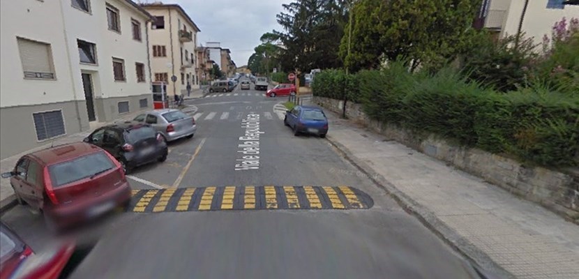 Il dosso in Viale della Repubblica