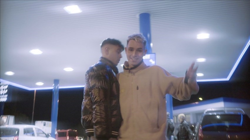 Backstage registrazione video