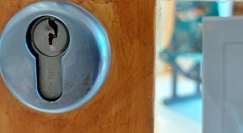 La serratura forzata