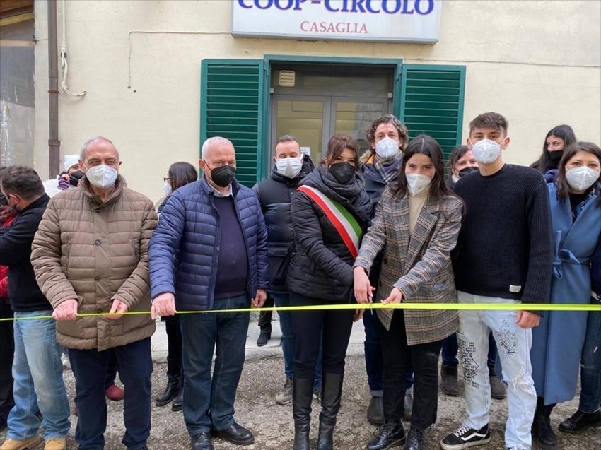 L'inaugurazione di oggi a Casaglia