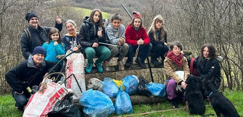 I cittadini che hanno partecipato alla pulizia