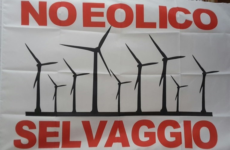 Petizione no eolico