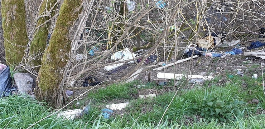 I rifiuti abbandonati