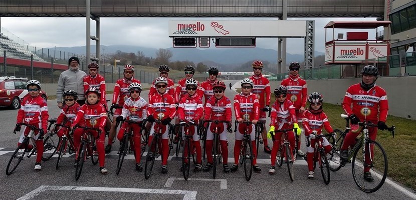 Gli atleti del Club Ciclo Appenninico