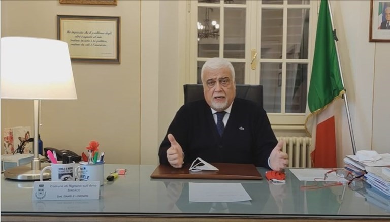 Il Sindaco Daniele Lorenzini