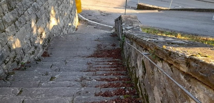 La scalinata in questione