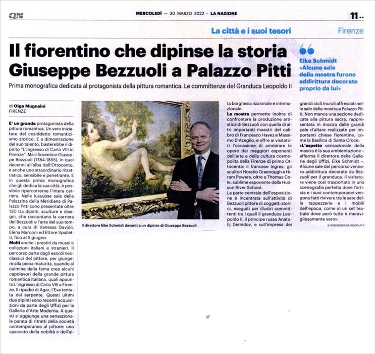 L’articolo apparso  su La Nazione