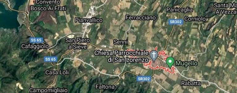Borgo e frazioni, nel Mugello
