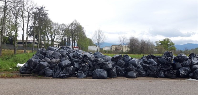 I sacchi ieri a Pianvallico