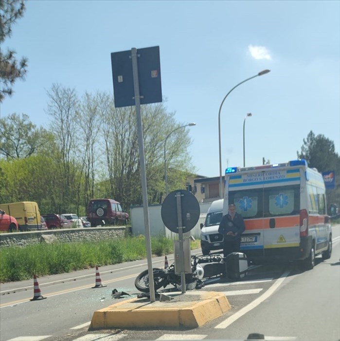 L'incidente di stamani a Borgo