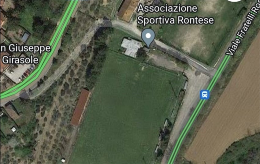 Il campo sportivo di Ronta