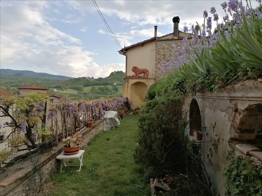 Il giardino di Villa Adami a San Piero