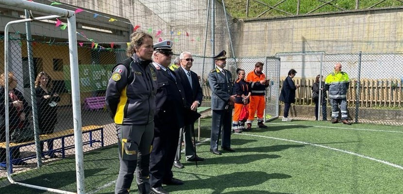 Un momento dell’inaugurazione