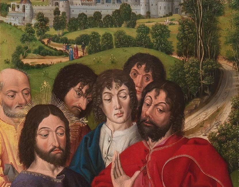 Un particolare del Trittico