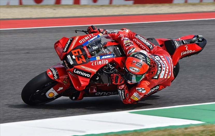 Francesco Bagnaia, stamani primo degli italiani